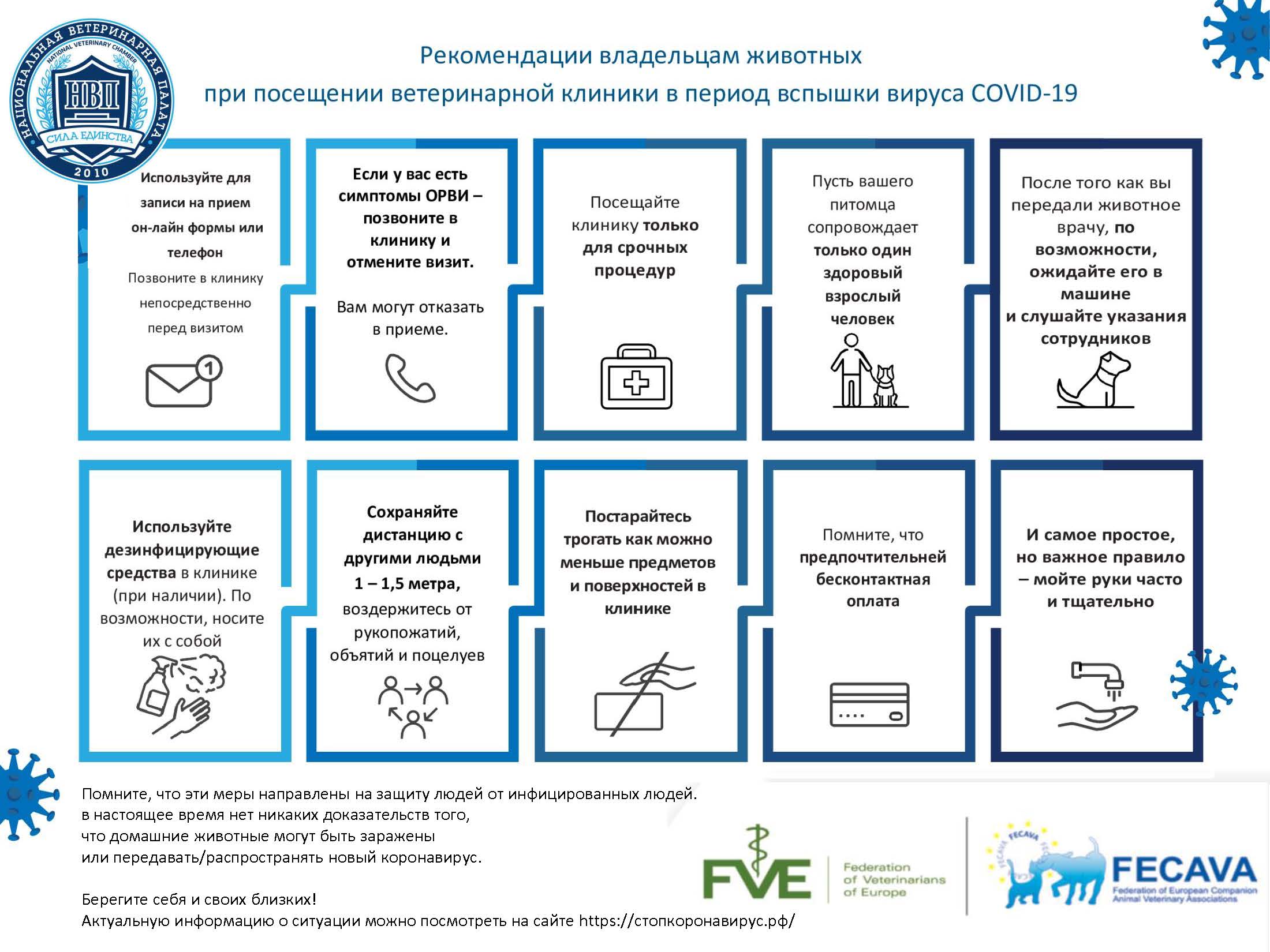Рекомендации владельцам животных НВП